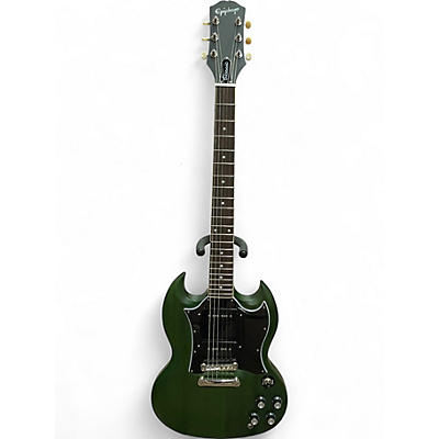 Used Epiphone Epiphone SG Classic Worn P90 Worn Inverness Green Solid Body Electric Guitar
