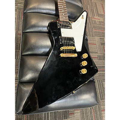 Epiphone Used Epiphone Explorer Black Solid Body Electric Guitar