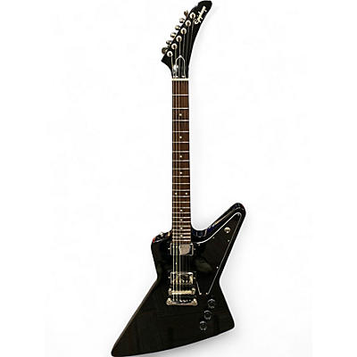 Used Epiphone Explorer Black Solid Body Electric Guitar