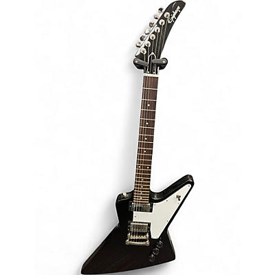 Used Epiphone Explorer Black Solid Body Electric Guitar