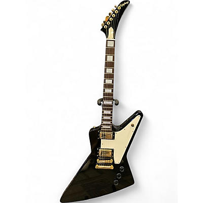 Used Epiphone Explorer Black Solid Body Electric Guitar