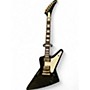 Used Epiphone Explorer Black Solid Body Electric Guitar Black