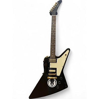Used Epiphone Explorer Black Solid Body Electric Guitar