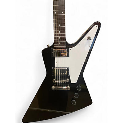 Used Epiphone Explorer Ebony Solid Body Electric Guitar