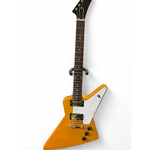 Used Epiphone Explorer Natural Solid Body Electric Guitar Natural