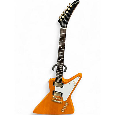 Used Epiphone Explorer Natural Solid Body Electric Guitar