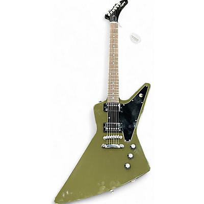 Epiphone Used Epiphone Explorer Royal Olive Solid Body Electric Guitar