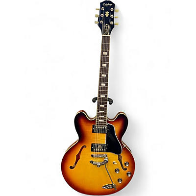 Used Epiphone FIGURED ES335 IG RASPBERRY TEA BURST Hollow Body Electric Guitar