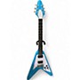 Used Epiphone FLY V 70'S BLUE Solid Body Electric Guitar BLUE