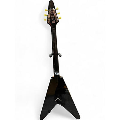 Used Epiphone FLYING V 1958 REISSUE Black Solid Body Electric Guitar