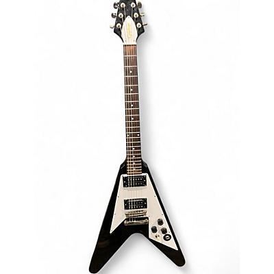 Used Epiphone FLYING V 1979 KIRK HAMMETT Black Solid Body Electric Guitar