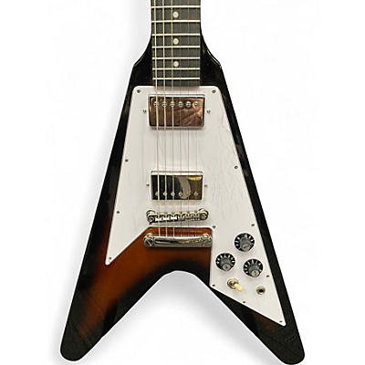 Used Epiphone FLYING V 2 Color Sunburst Solid Body Electric Guitar