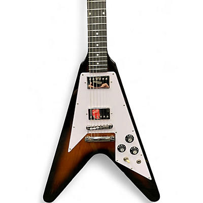 Used Epiphone FLYING V 70'S 2 Tone Sunburst Solid Body Electric Guitar