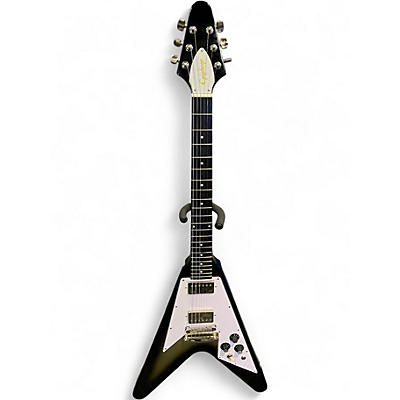 Used Epiphone FLYING V '70S Silverburst Solid Body Electric Guitar