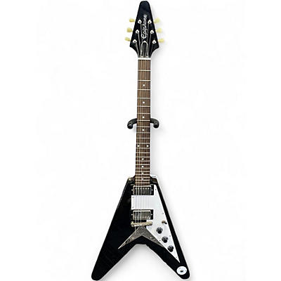 Used Epiphone FLYING V Black Solid Body Electric Guitar