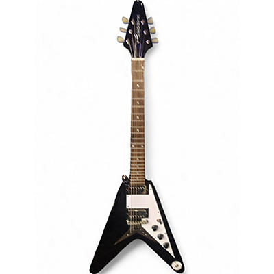 Epiphone Used Epiphone FLYING V Ebony Solid Body Electric Guitar