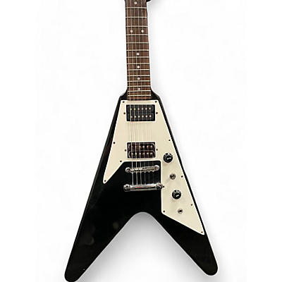 Epiphone Used Epiphone FLYING V Ebony Solid Body Electric Guitar