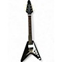 Used Epiphone FLYING V Ebony Solid Body Electric Guitar Ebony