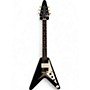 Used Epiphone FLYING V Ebony Solid Body Electric Guitar Ebony