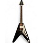 Used Epiphone FLYING V Ebony Solid Body Electric Guitar Ebony