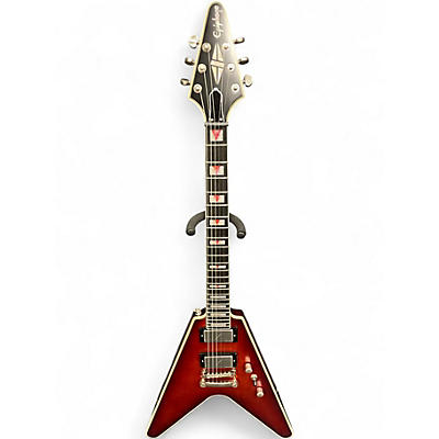 Used Epiphone FLYING V PROPHECY Red Solid Body Electric Guitar