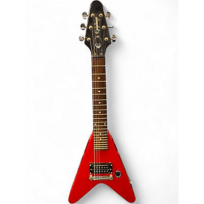 Used Epiphone FLYING VEE-WEE Red Electric Guitar
