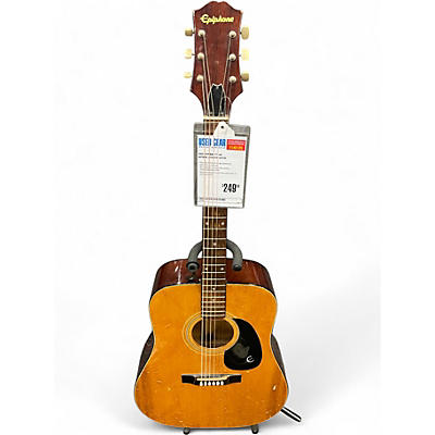 Used Epiphone FT-140 Natural Acoustic Guitar