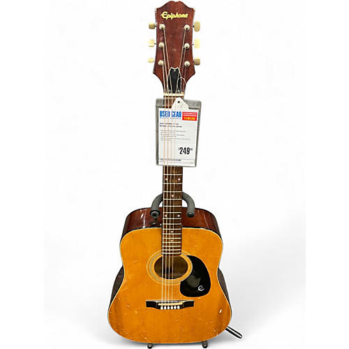 Used Epiphone FT-140 Natural Acoustic Guitar Natural