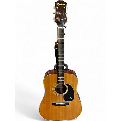 Used Epiphone FT-140 Natural Acoustic Guitar
