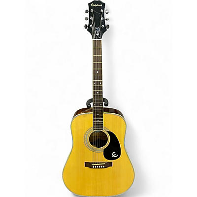 Used Epiphone FT-155 Natural Acoustic Guitar