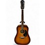 Used Epiphone FT-160 2 Color Sunburst 12 String Acoustic Guitar 2 Color Sunburst