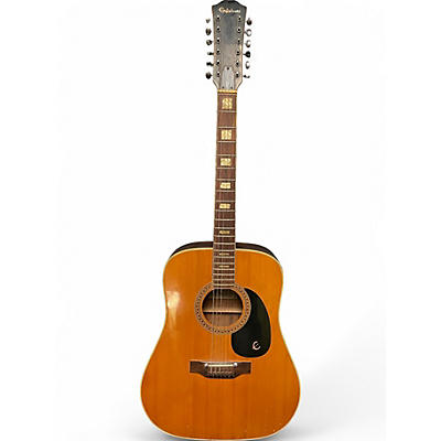 Used Epiphone FT-165 Natural 12 String Acoustic Guitar