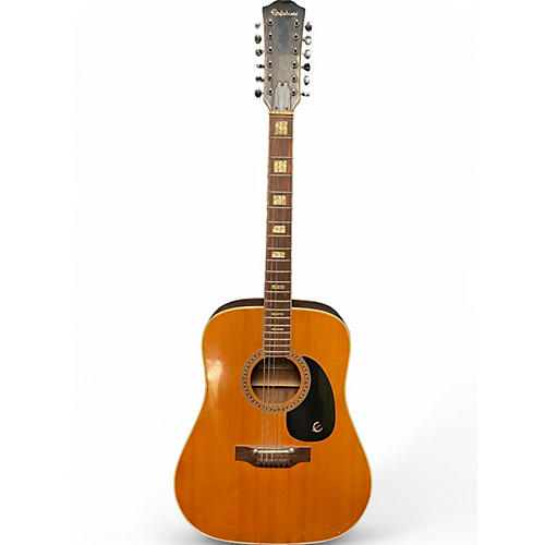 Used Epiphone FT-165 Natural 12 String Acoustic Guitar Natural