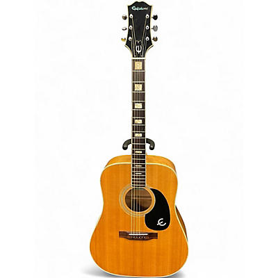 Used Epiphone FT-350BL Natural Acoustic Guitar
