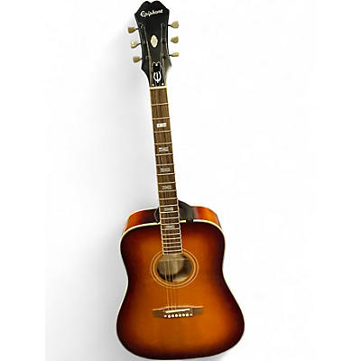 Used Epiphone FT100 FRONTIER 2 Color Sunburst Acoustic Electric Guitar