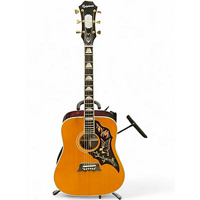 Used Epiphone FT120 MASTERBUILT EXCELLENTE NATURAL Acoustic Electric Guitar