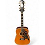 Used Epiphone FT120 MASTERBUILT  EXCELLENTE Natural Acoustic Electric Guitar Natural