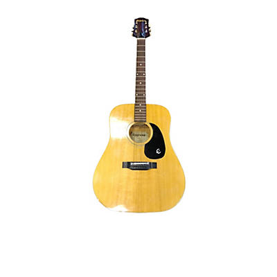 Epiphone Used Epiphone FT140 Natural Acoustic Guitar