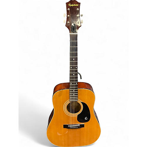 Used Epiphone FT140 Natural Acoustic Guitar Natural