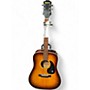 Used Epiphone FT145 Sunburst Acoustic Guitar Sunburst