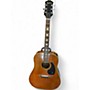 Used Epiphone FT150 Natural Acoustic Guitar Natural