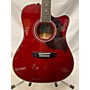 Used Epiphone Used Epiphone FT350SCE Red Acoustic Electric Guitar Red