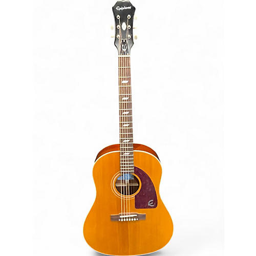Used Epiphone FT79 Masterbilt Texan Natural Acoustic Electric Guitar Natural