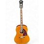 Used Epiphone FT79 Masterbilt Texan Natural Acoustic Electric Guitar Natural