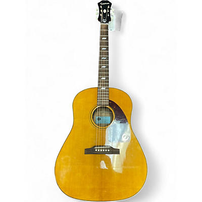 Used Epiphone FT79 Natural Acoustic Electric Guitar