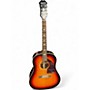 Used Epiphone FT79 TEXAN Tobacco Burst Acoustic Electric Guitar Tobacco Burst