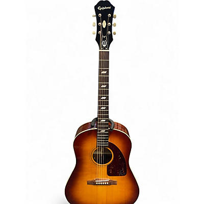 Used Epiphone FT79 Vintage Sunburst Acoustic Electric Guitar