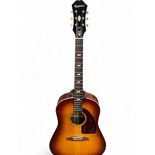 Used Epiphone FT79 Vintage Sunburst Acoustic Electric Guitar Vintage Sunburst