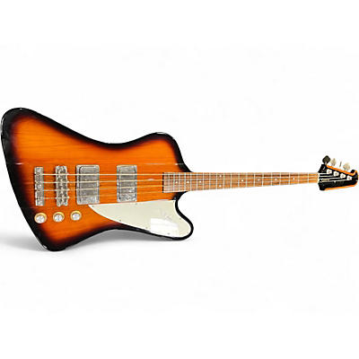 Used Epiphone Firebird  2 Color Sunburst Electric Bass Guitar