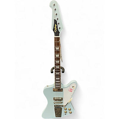 Used Epiphone Firebird V inspired by gibson custom shop  frost blue Solid Body Electric Guitar